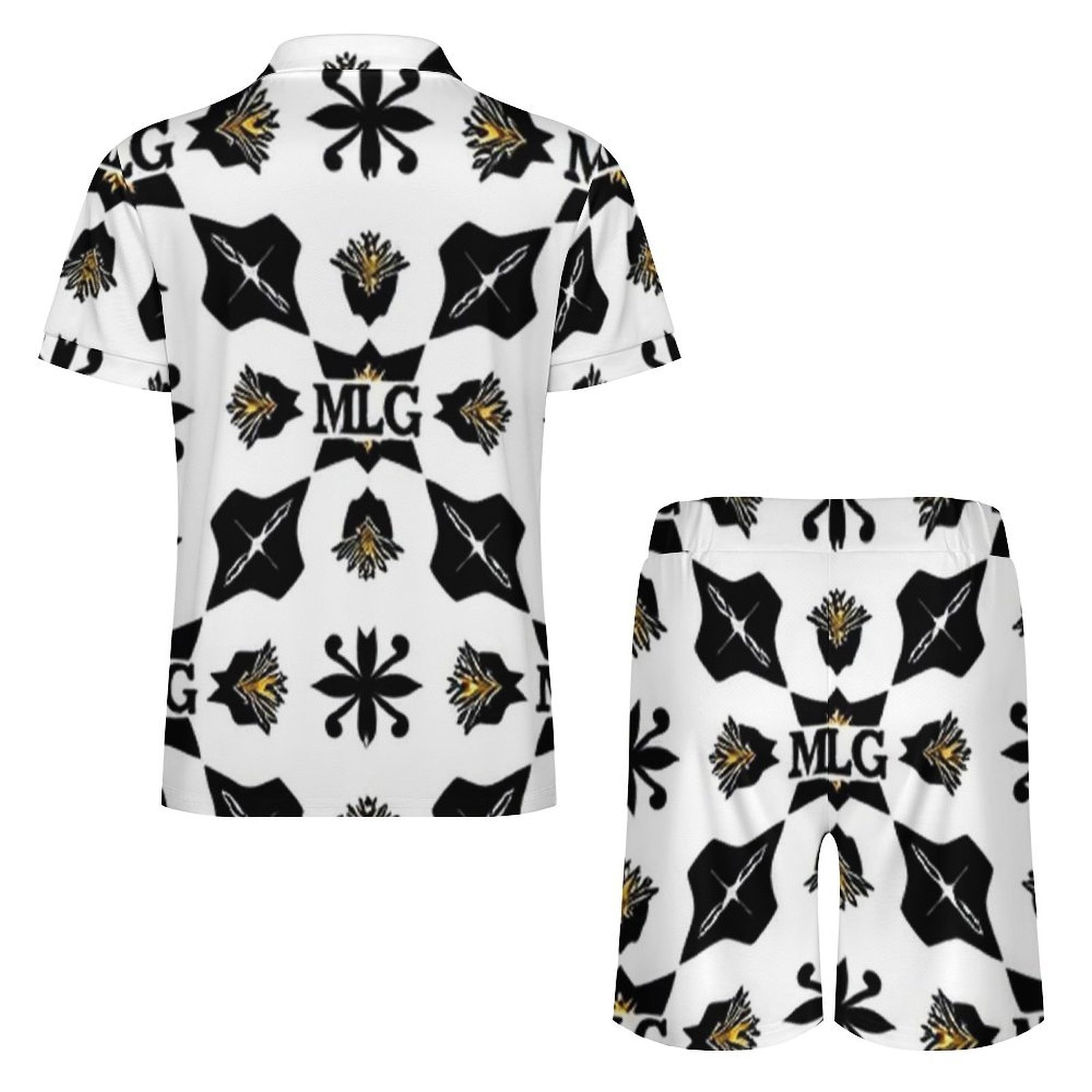 MLG Men's Design Zip-Up Polo Set - Image 2